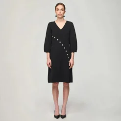 Aarikka naisten mekko, ELEANA MEKKO JERSEY Musta