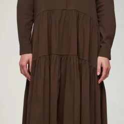 Aarikka naisten mekko, TRINE Tummanruskea