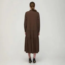 Aarikka naisten mekko, TRINE Tummanruskea