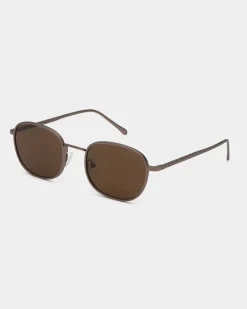 A.Kjaerbede unisex aurinkolasit Hello, tummanruskea