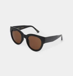 A.Kjaerbede Unisex aurinkolasit Lilly, musta
