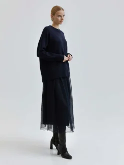 Andiata Naisten Hame, RORY 85 K SKIRT Tummansininen