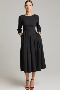 Andiata Naisten Mekko Julitta 3 Dress Musta