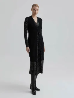 Andiata Naisten Neuleliivi ZEAN KNIT VEST 100% MERINO SUSTAINABLE C Musta