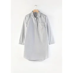 Balmuir Yöpaita, SAG HARBOUR NIGHT SHIRT Vaaleanharmaa