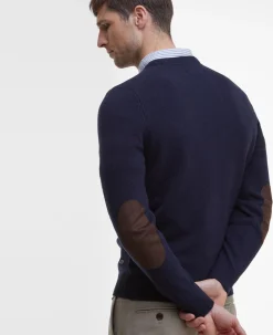 Barbour Essential Patch Crew TUMMANSININEN