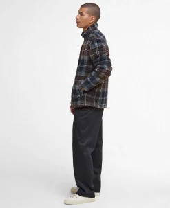 Barbour miesten takki Barbour Tartan Fleece Jacket, sininen ruutu
