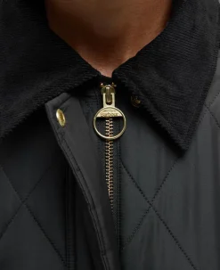 Barbour naisten takki Meredith Quilted Jacket MUSTA