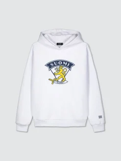 Billebeino Miesten Huppari, LEIJONAT X BILLEBEINO HOODIE Valkoinen