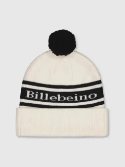 Billebeino miesten pipo, BILLEBEINO MERINO POM POM BEANIE Valkoinen