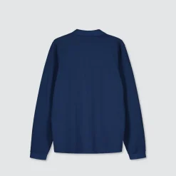 Billebeino miesten pitkähihainen pikeepaita, BRICK POLO LS SHIRT Tummansininen