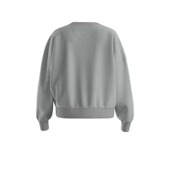 BOSS Orange naisten college, ELAND SWEATSHIRT Vaaleanharmaa