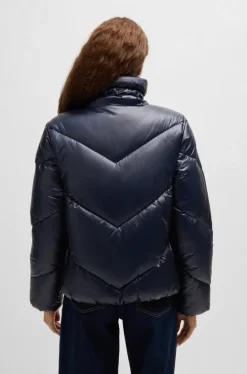 BOSS Orange Naisten Takki, PAFILLA JACKET Tummansininen