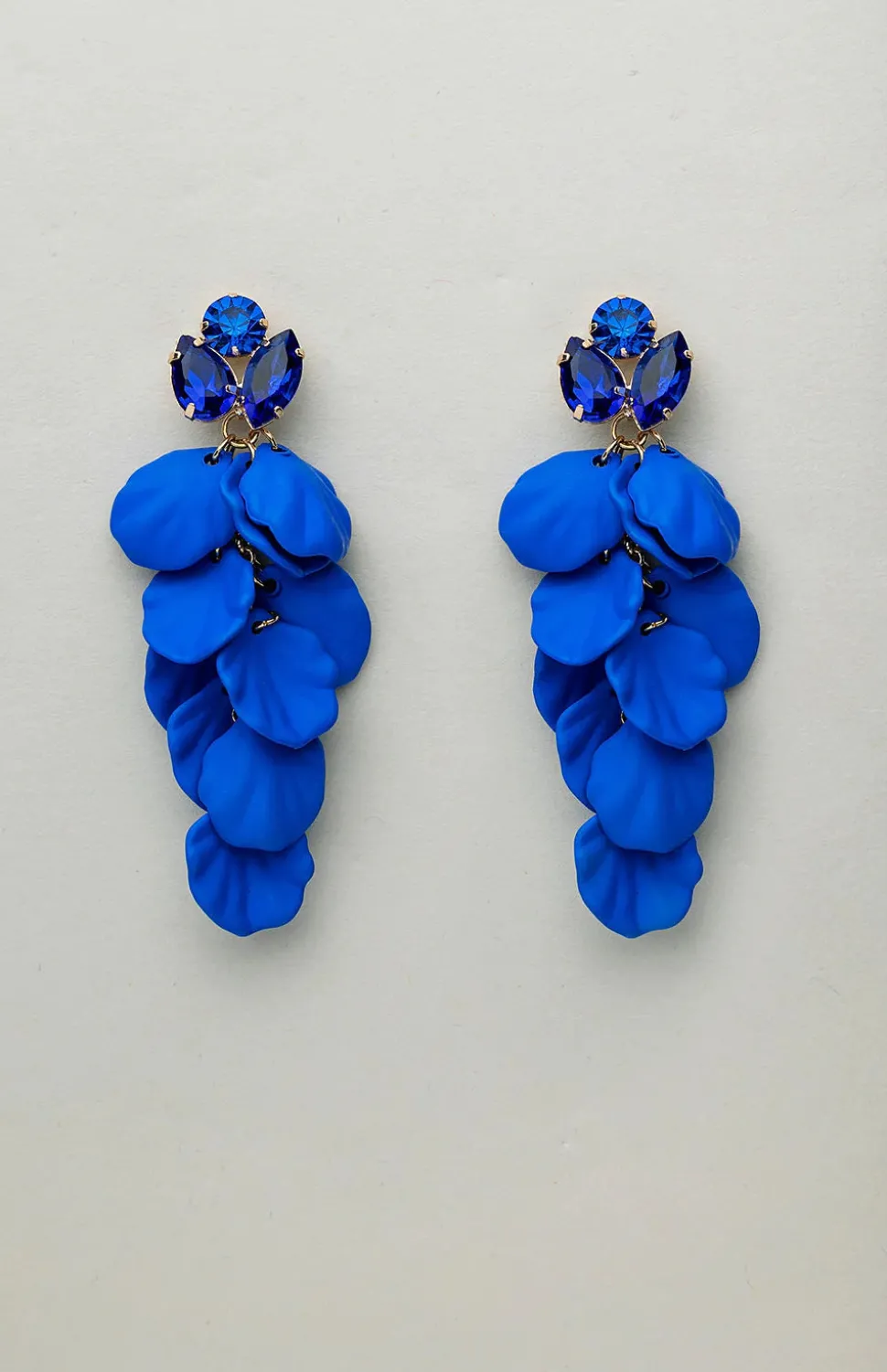Bow 19 korvakorut, LEAF STONE EARRINGS Sininen