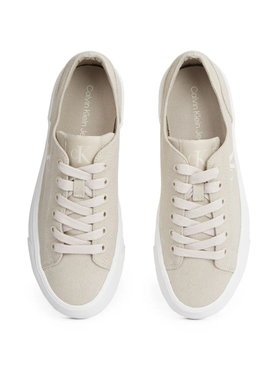 Calvin Klein Accessories naisten kengät, VULC FLATFORM LOW CV MG Vaalea Beige