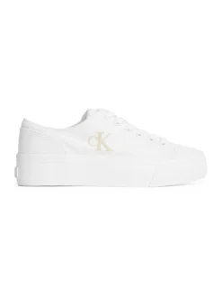 Calvin Klein Accessories naisten kengät, VULC FLATFORM LOW CV MG Valkoinen