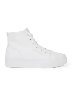 Calvin Klein Accessories naisten kengät, VULC FLATFORM MID MG LTH Valkoinen
