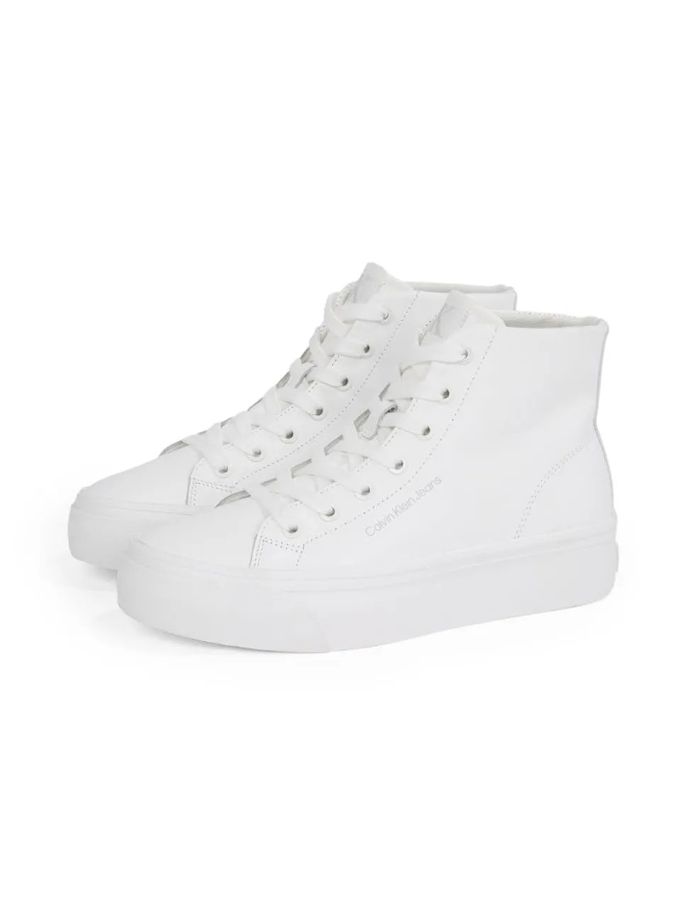 Calvin Klein Accessories naisten kengät, VULC FLATFORM MID MG LTH Valkoinen