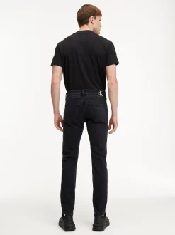 Calvin Klein Jeans farkut, SLIM TAPERED 1BY Musta