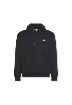 Calvin Klein Jeans Miesten Huppari, LS EU 350Terry Badge Hoodie Musta