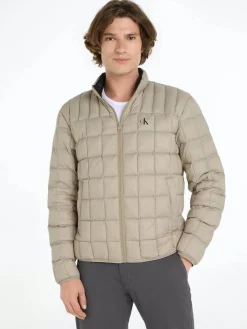 Calvin Klein Jeans Miesten Lyhyt Untuvatakki, K ULTRA LIGHT DOWN JACKET Beige