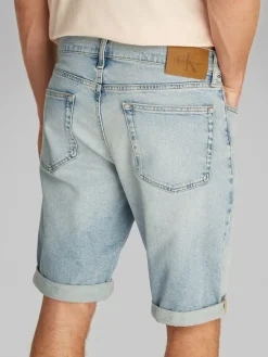 Calvin Klein Jeans miesten shortsit, SLIM SHORT 1AA LIGHT BLUE Sininen, Indigo