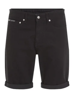 Calvin Klein Jeans miesten shortsit, SLIM SHORT 1A4 BLACK Musta