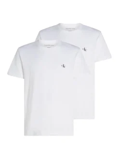 Calvin Klein Jeans Miesten T-paita MONOGRAM T-SHIRT Valkoinen