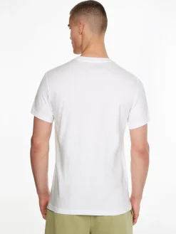 Calvin Klein Jeans Miesten T-paita MONOGRAM T-SHIRT Valkoinen