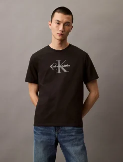 Calvin Klein Jeans miesten t-paita, SS HERO MONOLOGO TE Musta