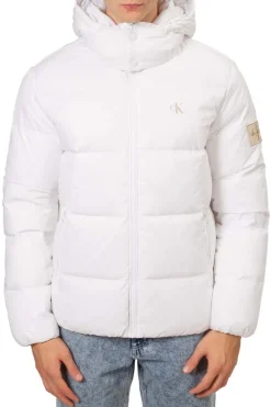 Calvin Klein Jeans Miesten Untuvatakki, K ESSENTIAL DOWN JACKET Valkoinen