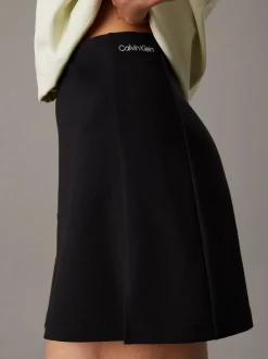 Calvin Klein Jeans naisten hame, LOGO MILANO SKIRT Musta