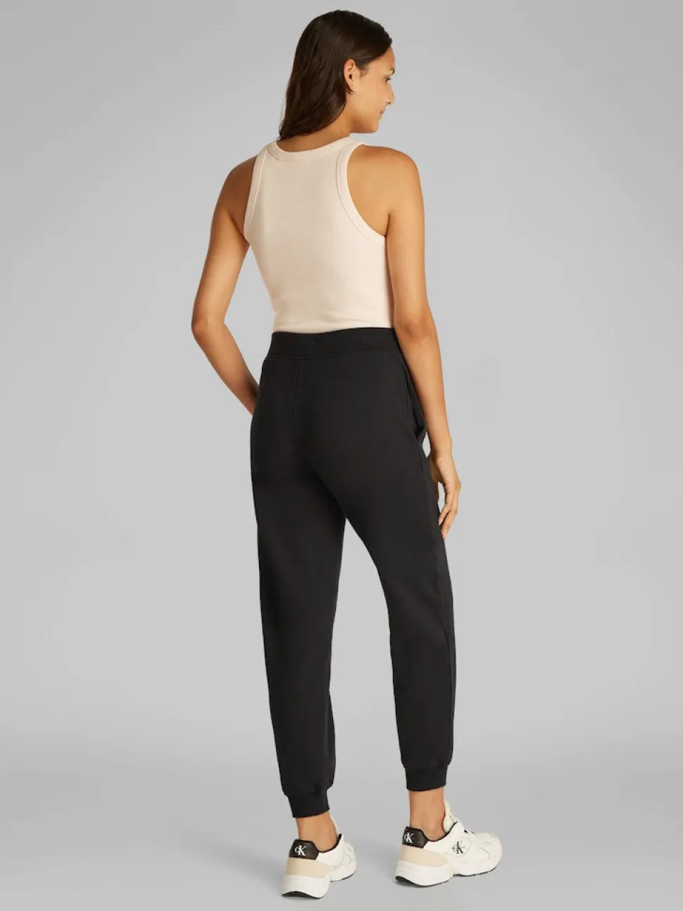 Calvin Klein Jeans naisten lenkkeilyhousut, MONOLOGO JOG PANT Musta
