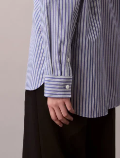 Calvin Klein Jeans naisten paitapusero YD PERFECT BUTTON DOWN SHIRT, vaaleansininen