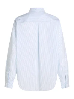 Calvin Klein Jeans naisten paitapusero, WOVEN LABEL RELAXED SHIRT Vaaleansininen