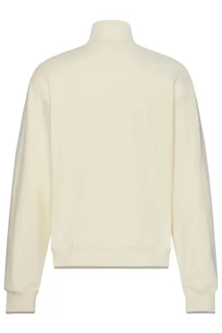 Calvin Klein Jeans naisten paita LS Stretch Terry FZ Track Jacket, luonnonvalkoinen