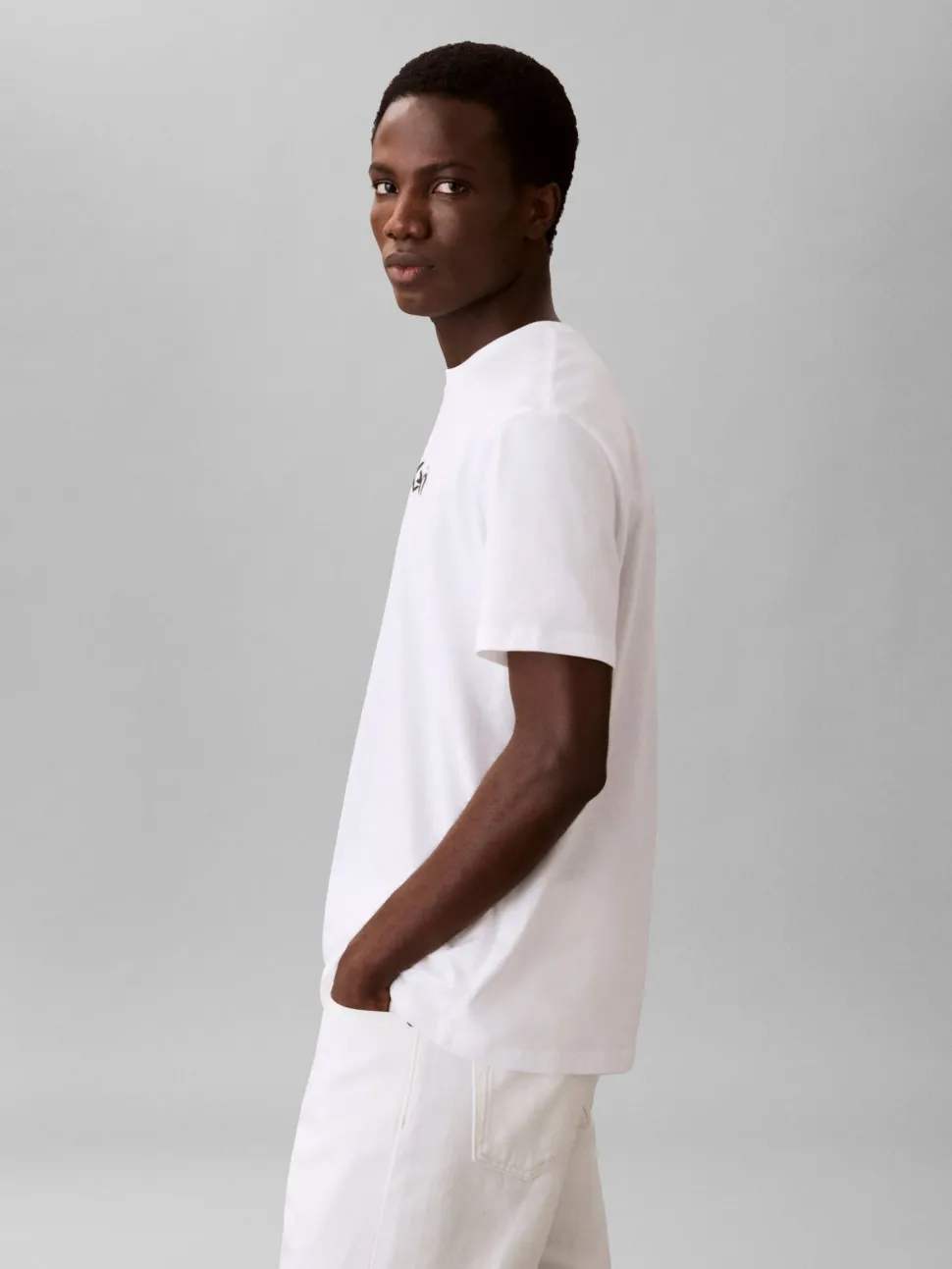 Calvin Klein Menswear miesten t-paita L30S EU Wholesale Sportswear Grap, valkoinen
