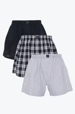 Calvin Klein miesten bokserit Cotton Boxers 3 Pack, tummansininen