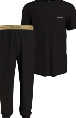 Calvin Klein MIesten Pyjamasetti, JOGGER SET Musta