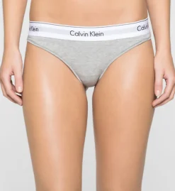 Calvin Klein Naisten Alushousut, Thong Vaaleanharmaa
