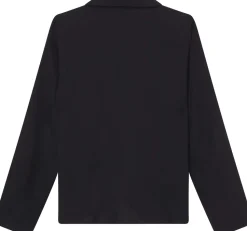 Calvin Klein Naisten Pyjamapaita Ls V-Neck Musta