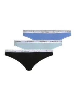 Calvin Klein naisten stringit, THONG 3PK Monivärinen Kuosi
