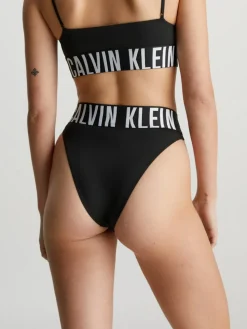 Calvin Klein naisten tangat, HIGH LEG TANGA Musta