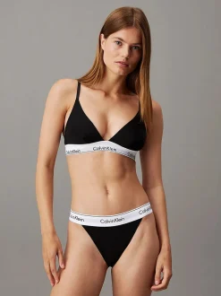 Calvin Klein rintaliivit, UNLINED TRIANGLE Musta