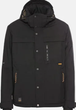Camel Active Miesten Talvitakki, TECHNICAL JACKET Musta