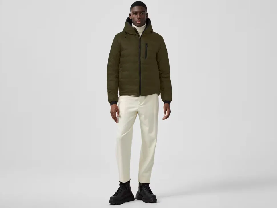 Canada Goose Miesten kevytuntuvatakki, LODGE HOODIE BC Tummanvihreä