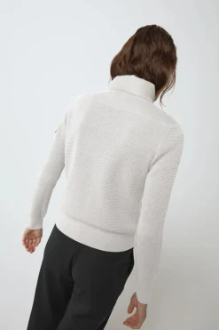 Canada Goose Naisten Kevytuntuvatakki, HYBRIDGE KNIT JACKET Vaalea Beige