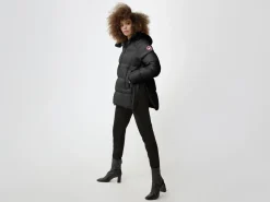 Canada Goose Naisten Lyhyt Untuvatakki Cypress Puffer, Musta
