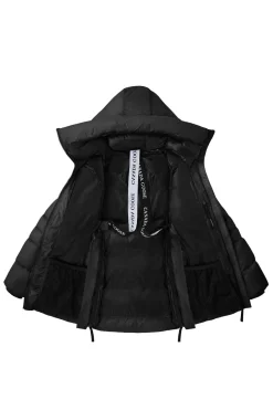 Canada Goose Naisten Lyhyt Untuvatakki Cypress Puffer, Musta