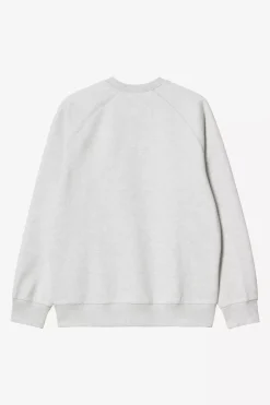 Carhartt miesten collegepaita Chase Sweatshirt, vaaleanharmaa